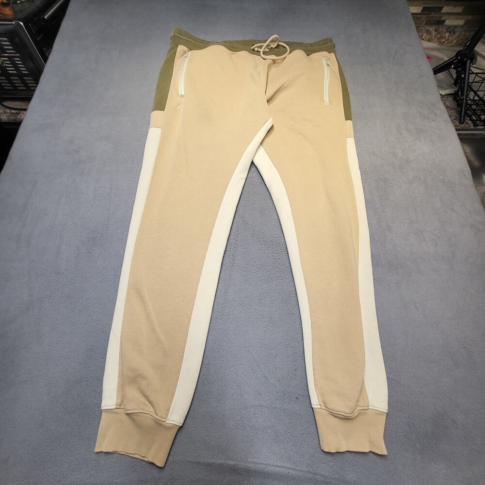 Jordan Craig Sweatpants Mens XL Brown Joggers Elastic Waist Drawstring
